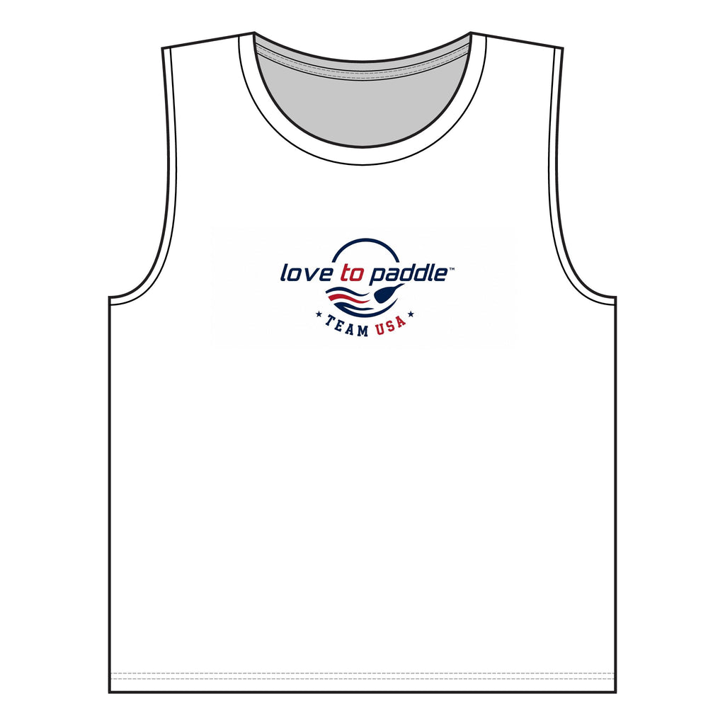 Women's Love to Paddle Tank - CELEBRATE FREEDOM
