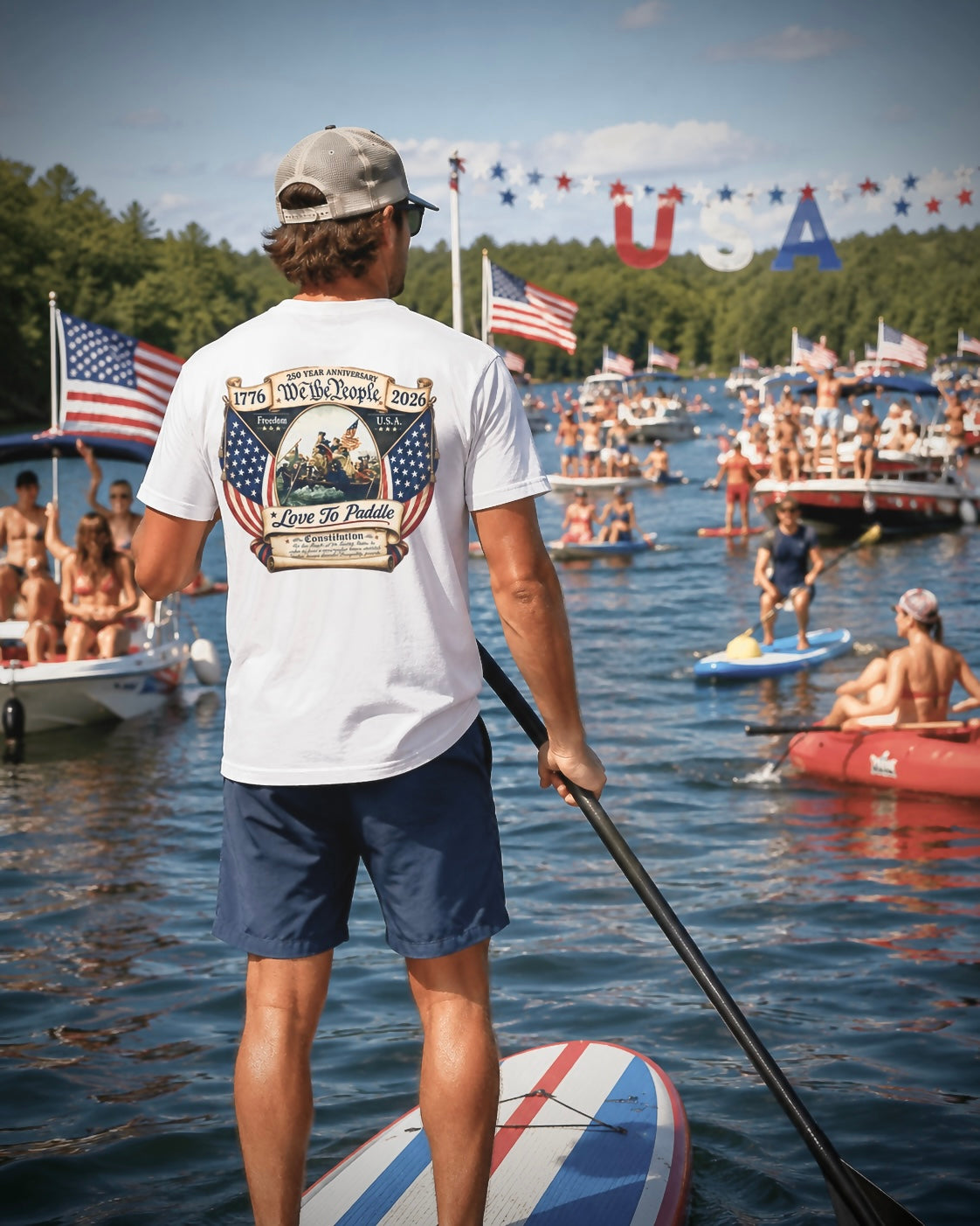 LOVE TO PADDLE - 250 Years of Freedom