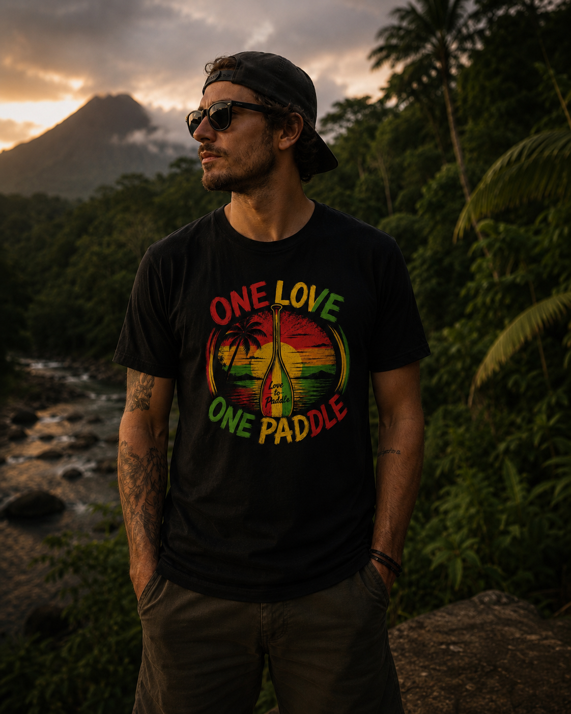 One Love, One Paddle Tee